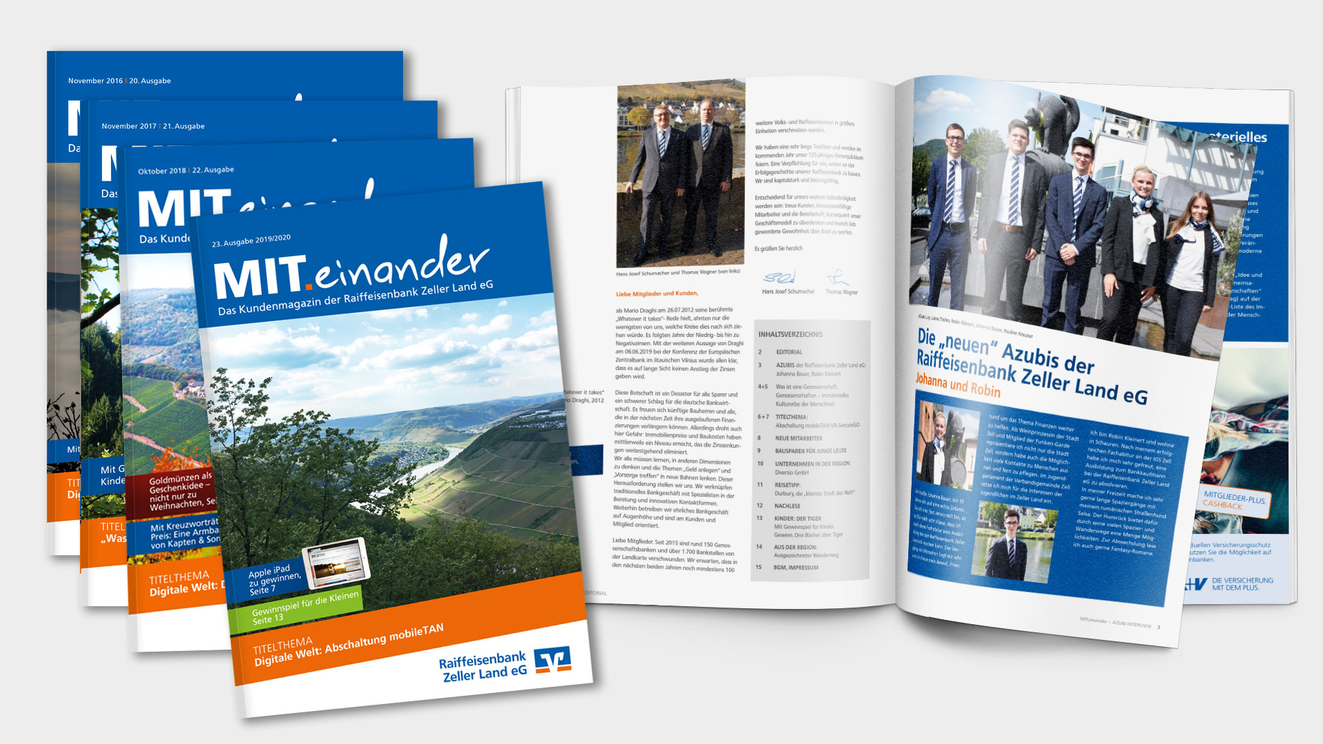 Magazin Mit.einander Raiffeisenbank Zeller Land eG